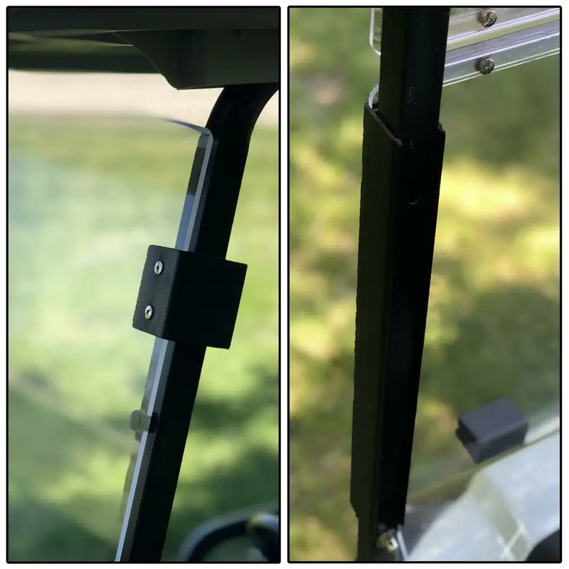 Tinted Folding Golf Cart Windshield Fit In Yamaha Drive2 2017-Up