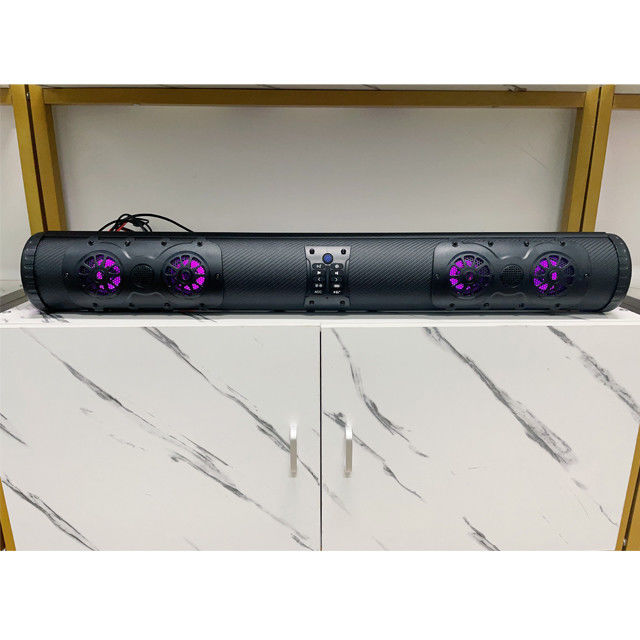 تقویت شده ATV UTV گلف کارت BT کانکتور 8 گلف کارت بلندگو Soundbar ضد آب با نور LED