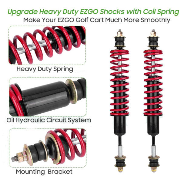 گلف کارتی سنگین وظیفه کویل جلو / عقب جذب شوک برای EZGO TXT 94-up 70928G01