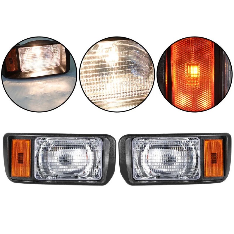 12V Waterproof Golf Cart Light Kit with Halogen Headlight and LED Taillight for Club Car DS 50000 Pieces/Year