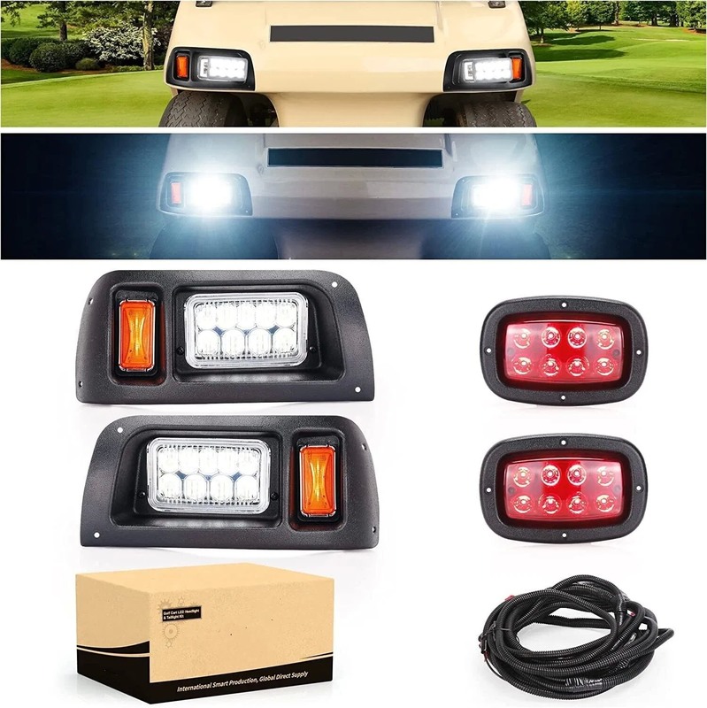 Club Car DS Light Kit with High Brightness LED 12V Voltage and 3 Year Warranty
