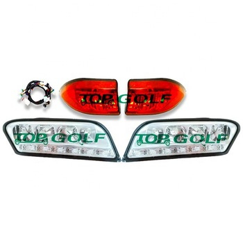 Club Car Tempo LED Light Kit with 5 Years Warranty High Brightness LED and Plug & Play Street Legal Light Kit