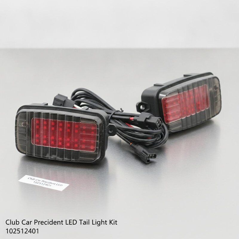 کیت چراغ عقب LED Club Car Precedent 102512401 قطعه جایگزین گاری گلف لنز LED