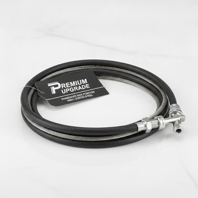 Cable Car Precedent Brake Cable Passenger Side 102557501 ارتقاء ممتاز سمت سرنشین موقعیت فولادی با روکش وینیل
