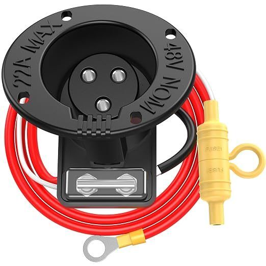 مجموعه فیوز گیرنده شارژر Club Car DS 101802101 OEM یکپارچه فیوز 48 ولتی تعویض