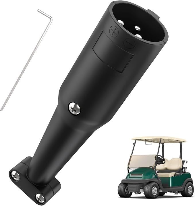 دوشاخه سیم شارژر 48 ولتی Club Car 101828901 فقط دوشاخه تعویض بدنه لاستیکی قالبی OEM